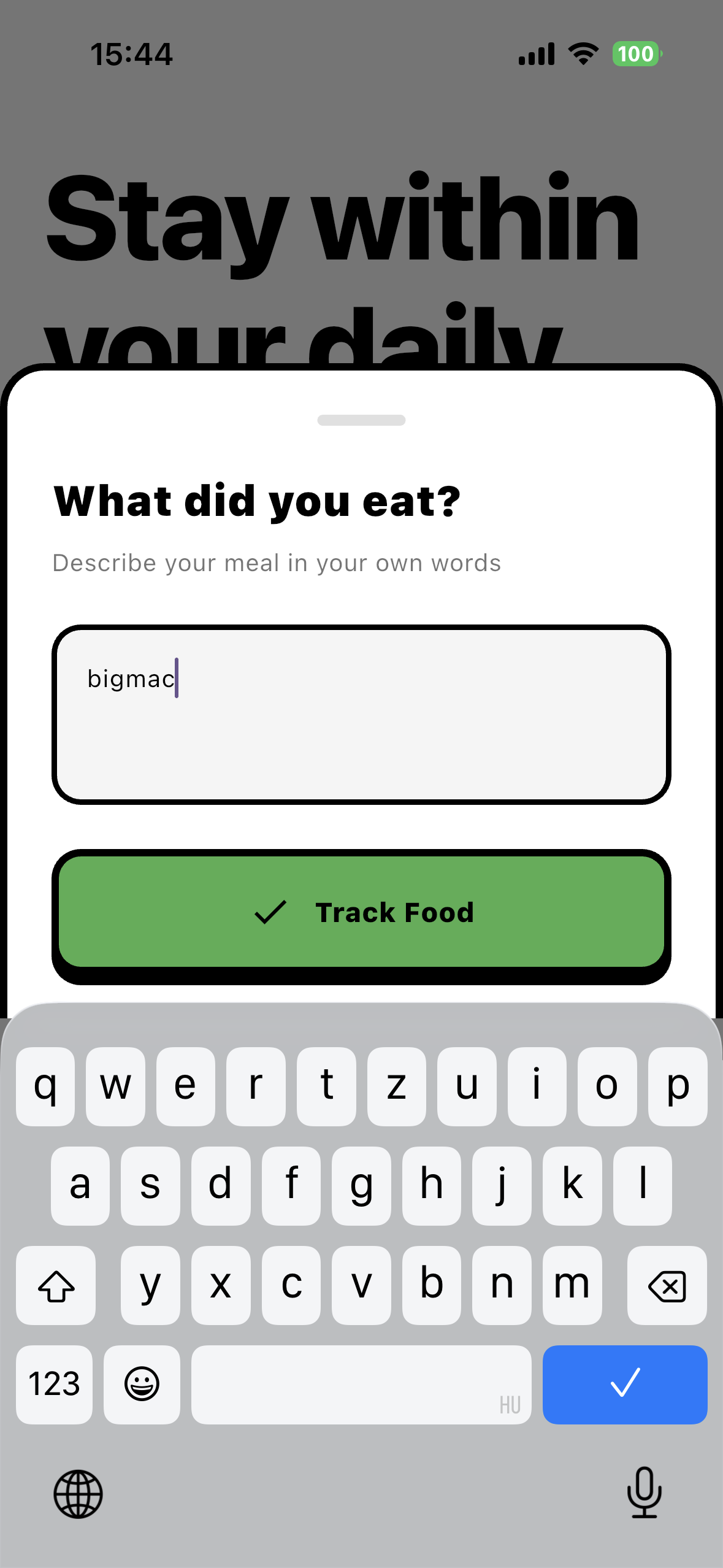 Fogyo App - AI Food Analysis